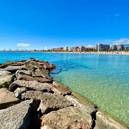 Bonita Planta Baja Con Patio En 1ª Linea De Playa * Sagunto